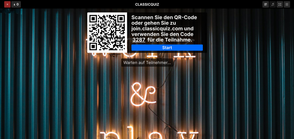 Quiz mit qr