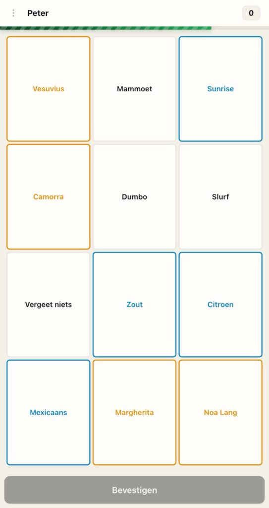 Puzzelvraag op telefoon