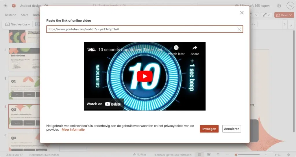 Timer powerpoint