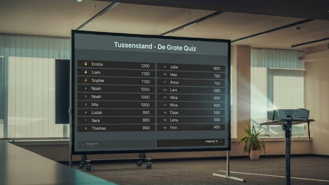 Het scorebord