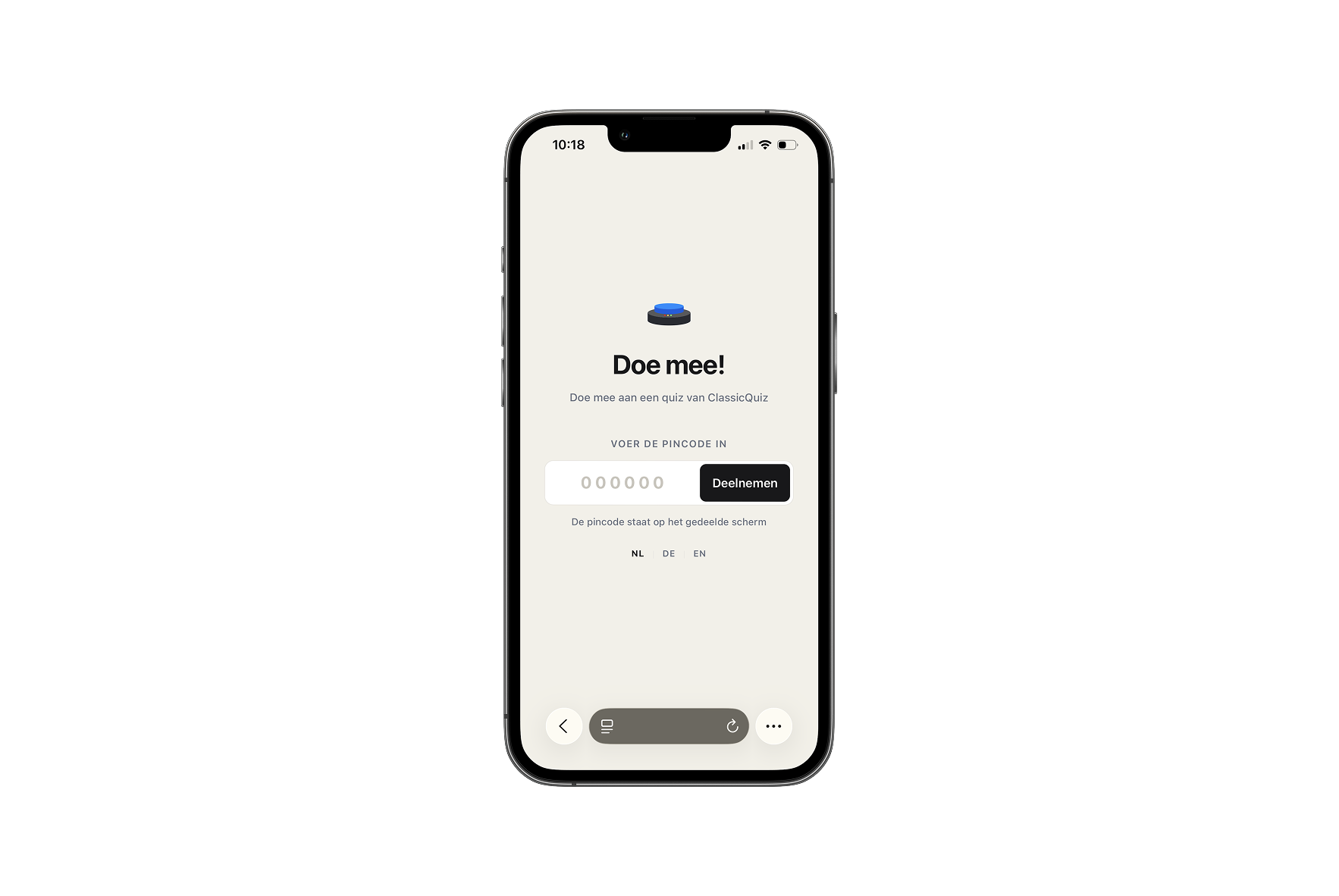 Meespelen op telefoon